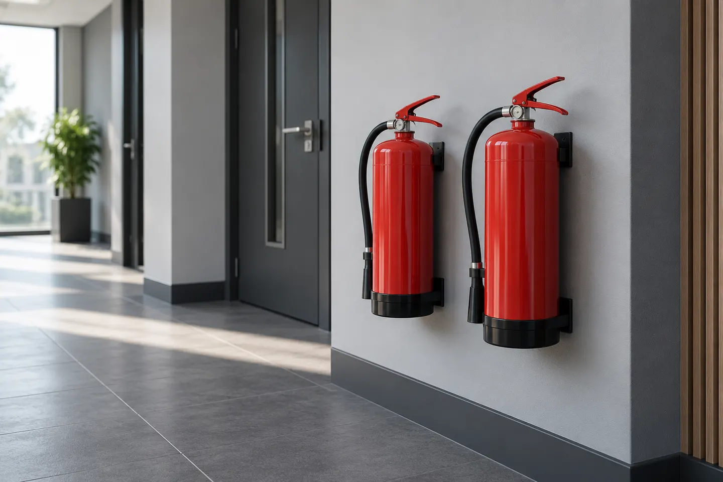 Fire extinguishers for commercial premises